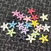 40pcs Creative Imitation Shell Buttons Cute DIY Buttons Starfish Buttons  Cardigan Sweater