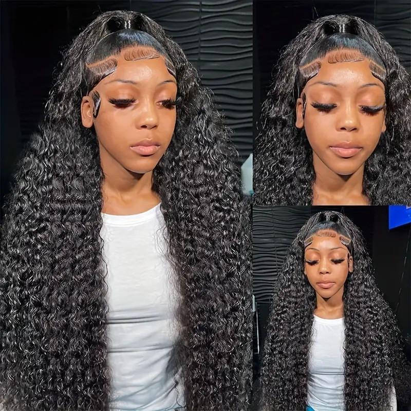 13x4 Lace Front Wig With Curly Hair Heat-Resistant Synthetic Long Women Natural Look Various Lengths Colors