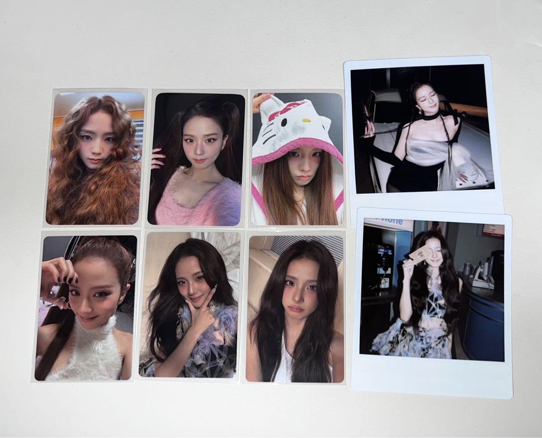 [Б/У] blackpink AMORTAGE с торговой карточкой Polaroid Jisoo от muu
