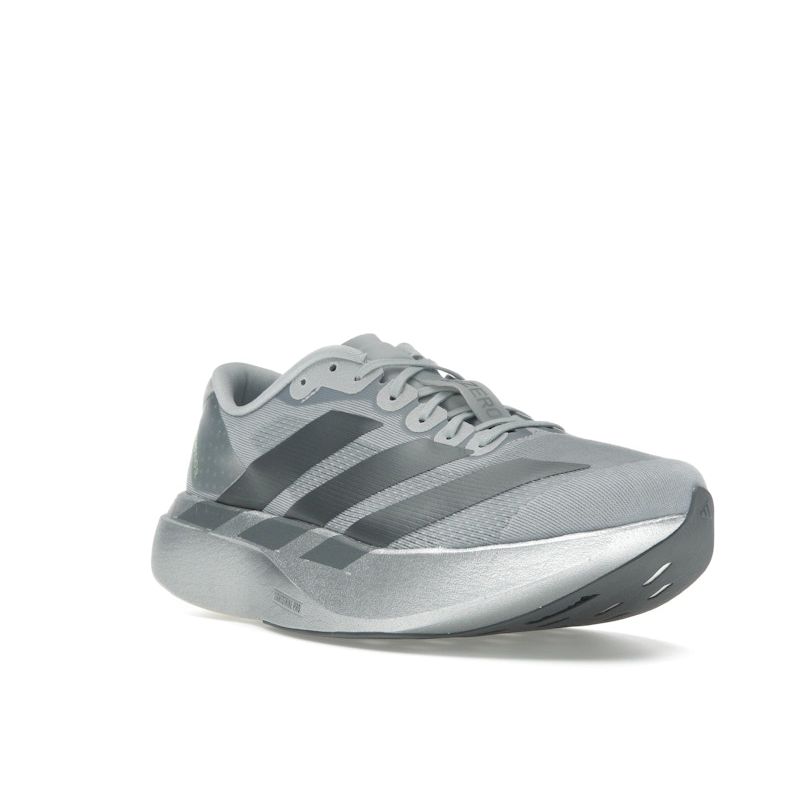 Adidas Adizero Evo SL Plateado Metálico Zapatillas Hombre Gris Hierro-Metálico Halo-Plateado JR3419