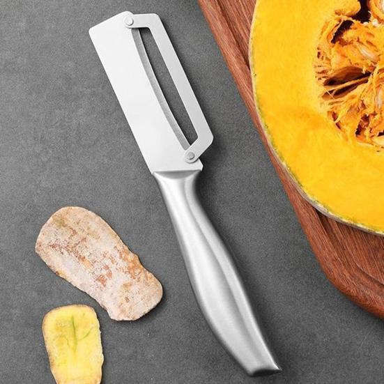 2Pcs Vegetable Peeler Peeler with Ergonomic Handle Bottle Opener Multi-Function Fruit Peeler for Pumpkin Pineapple Sugarcane Rust-Proof Essential