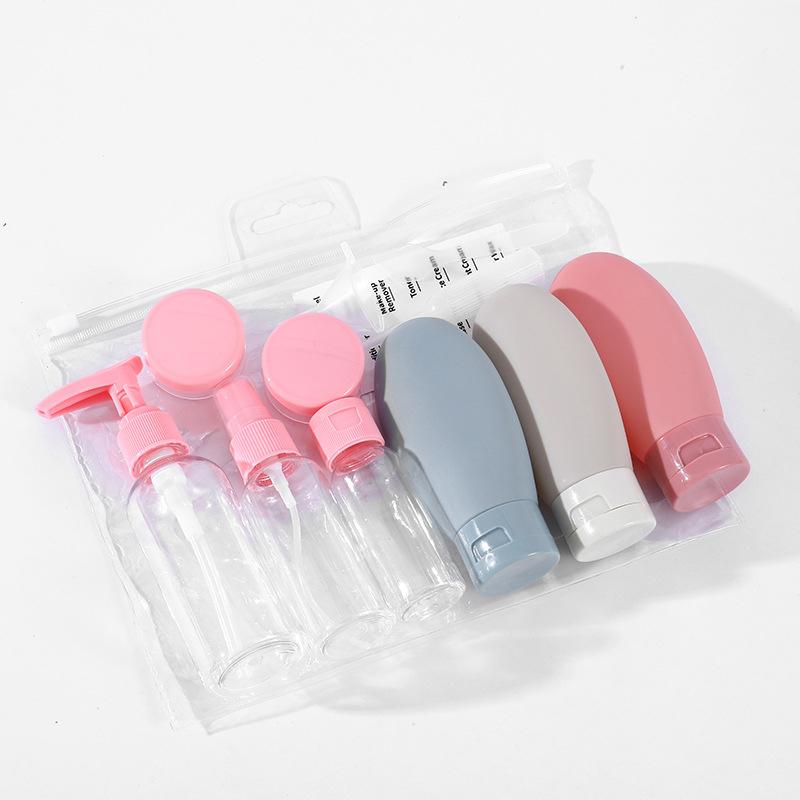 11In1 Set Travel Bottles Travel Size Containers Cosmetic Skincare Liquid Toiletries Bottle