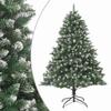 vidaXL Artificial Christmas Tree with Stand 210 Cm PVC