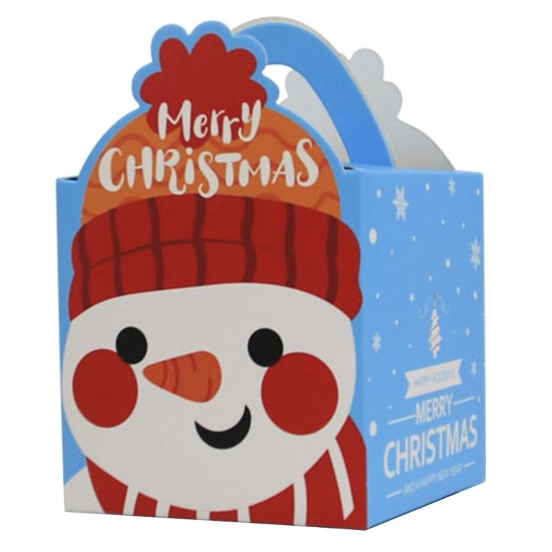 Christmas Candy Fruit Boxes 5 Pcs Christmas Paper Gift Boxes Christmas Element