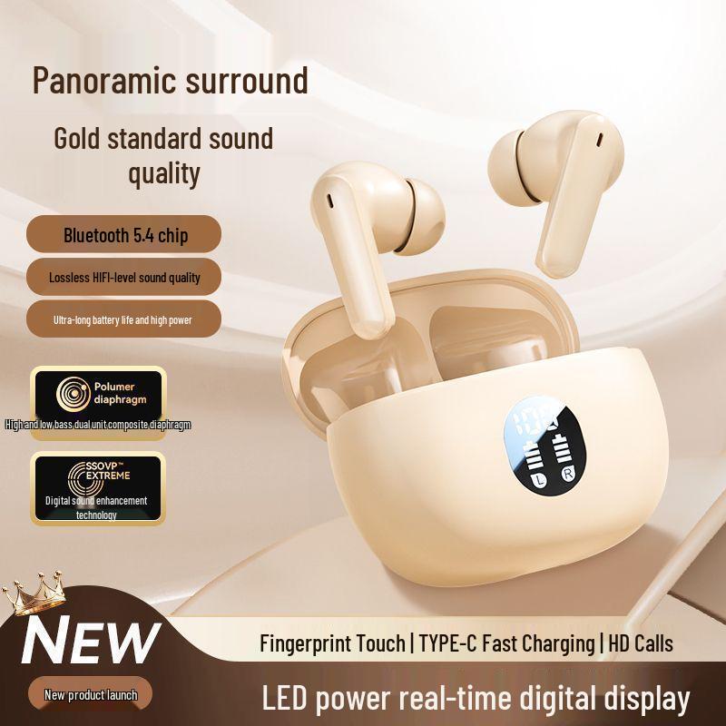 895B True Wireless In-Ear Bluetooth Earphones: High Sound Quality, Ultra-Long Battery for Running and Sports