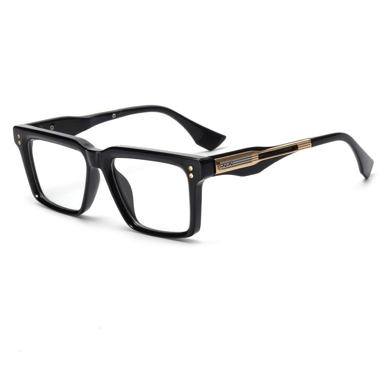 European and American trends box anti-ultraviolet sunglasses female Internet celebrities personalized street shot anti-blue glasses