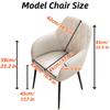 1/2/4/6Pcs Modern High Arm Chair Cover Stretch Spandex Dining Chair Covers Slipcover Seat Cover For Computer Chairs Office El