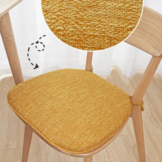 Winter Seat Cushion Stuffed Anti-slip Bottom Detachable Slow Rebound Pressure Relief Seat