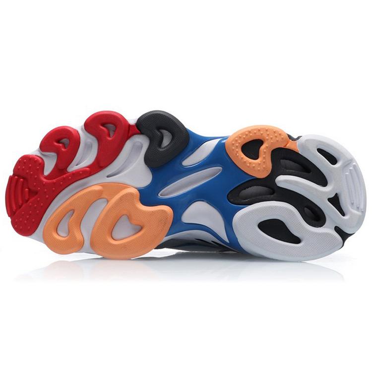 Li Ning CF Tracing Chunky Sneakers Unisex Low top White/Black/Blue AGCP181-1