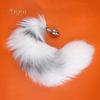LOL Faux Fox Tail Metal Anal Butt Plug Adult Masturbation Sex Toy Prostate Massager