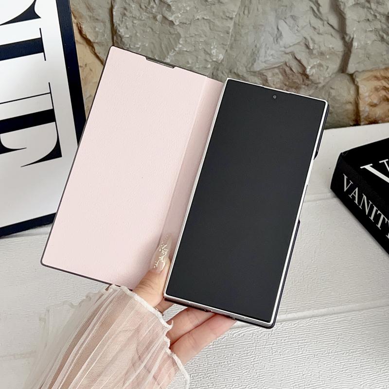 For Samsung Galaxy Z Fold 7 6 5 Case  PU Leather Flip Folding Camera Protection Cover for Galaxy Z Fold7