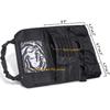 Tactical Car Seat Back Organizer Set Upgraded Tactical Molle Seatback Cover Protector Universal Fit Vehicles Truck MPV Pickup (Black with 2 Pouches)