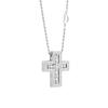 D Letter Diamond Cross Necklace: Luxurious, Versatile, Unisex Clavicle Chain