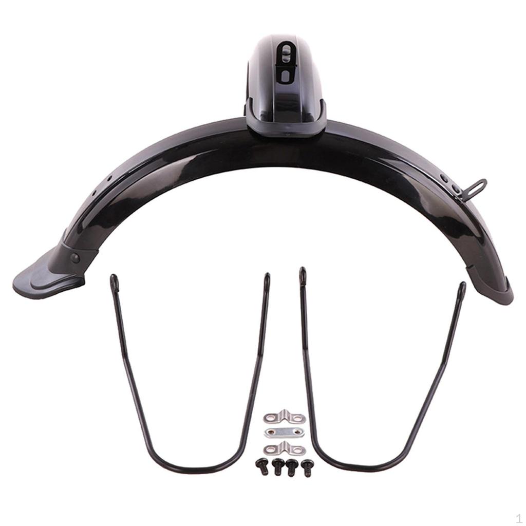 Set bicicletă pliabilă de 12 inchi și 14 inchi, anvelopă față spate, apărătorie de noroi completă cu suport și șuruburi de montare