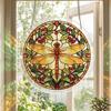 Acryl Puzzle Sonnenfänger 83 Teile DIY Sonnenfänger Bastelset für Erwachsene Buntglas Fenster Hängeornament für Haus Garten Dekoration