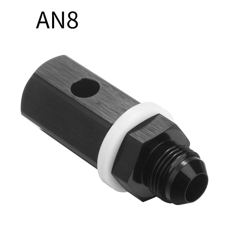 6An 8An 10An Stecker Brennstoffzellen-Tank Überrollentlüftungsventil Aluminium Eloxiert Brennstoffzellenentlüftung Überrollventil Montiertes Anschlussstück Adapter