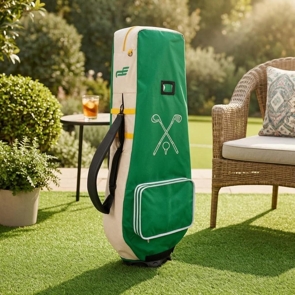 Golf Bag Rain Cover Lightweight for Road Trips, Outdoor Storage