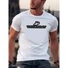 European Sizes Men'S Casual Summer T-Shirt with Trendy Prints, Versatile Top