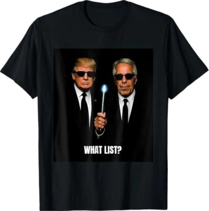 What List Funny Trump 100% Cotton T-shirt Mens Tees Top S