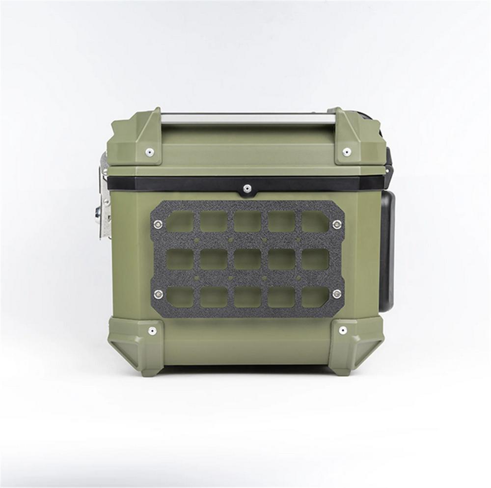 Motorcycle Molle Panel For Trunk Storage Aluminum Alloy Waterproof Tactical Univ