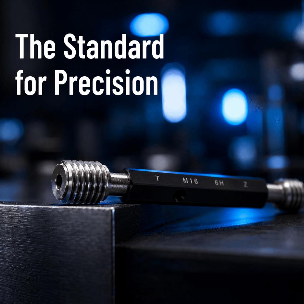 Double End Hex Handle Thread Plug Gauge Steel Thread Gauge For Industrial Measurement