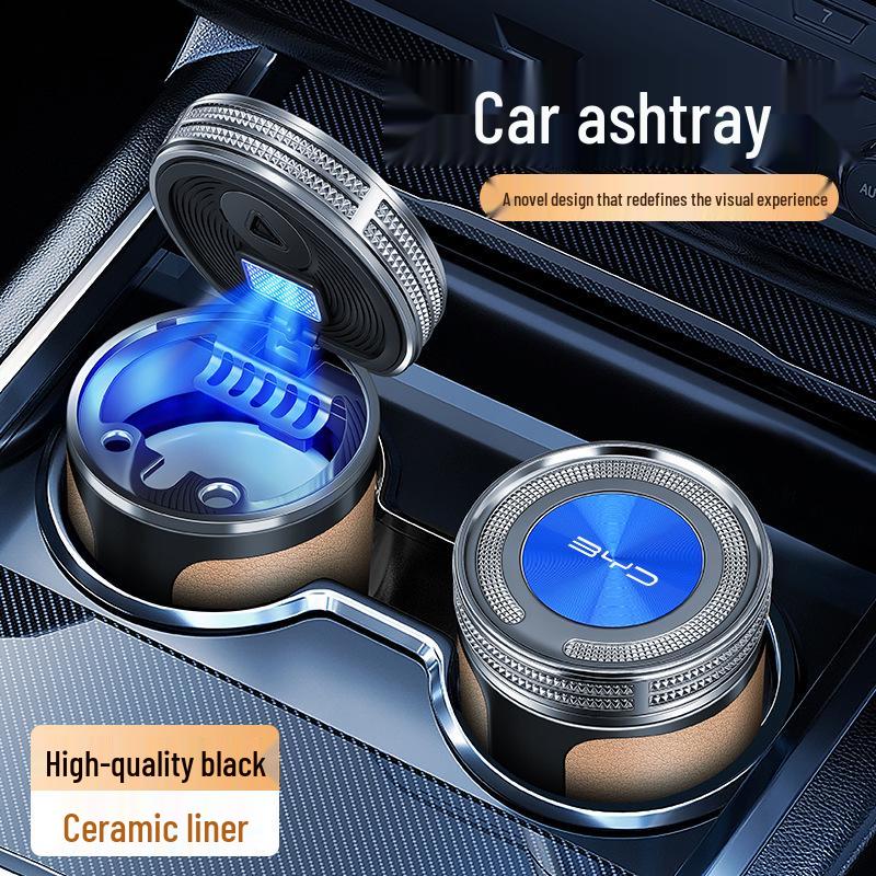 BYD Auto-Aschenbecher für Song Pro, Qin Plus, Tang, Han EV, Yuan, Seal - Innenraumzubehör