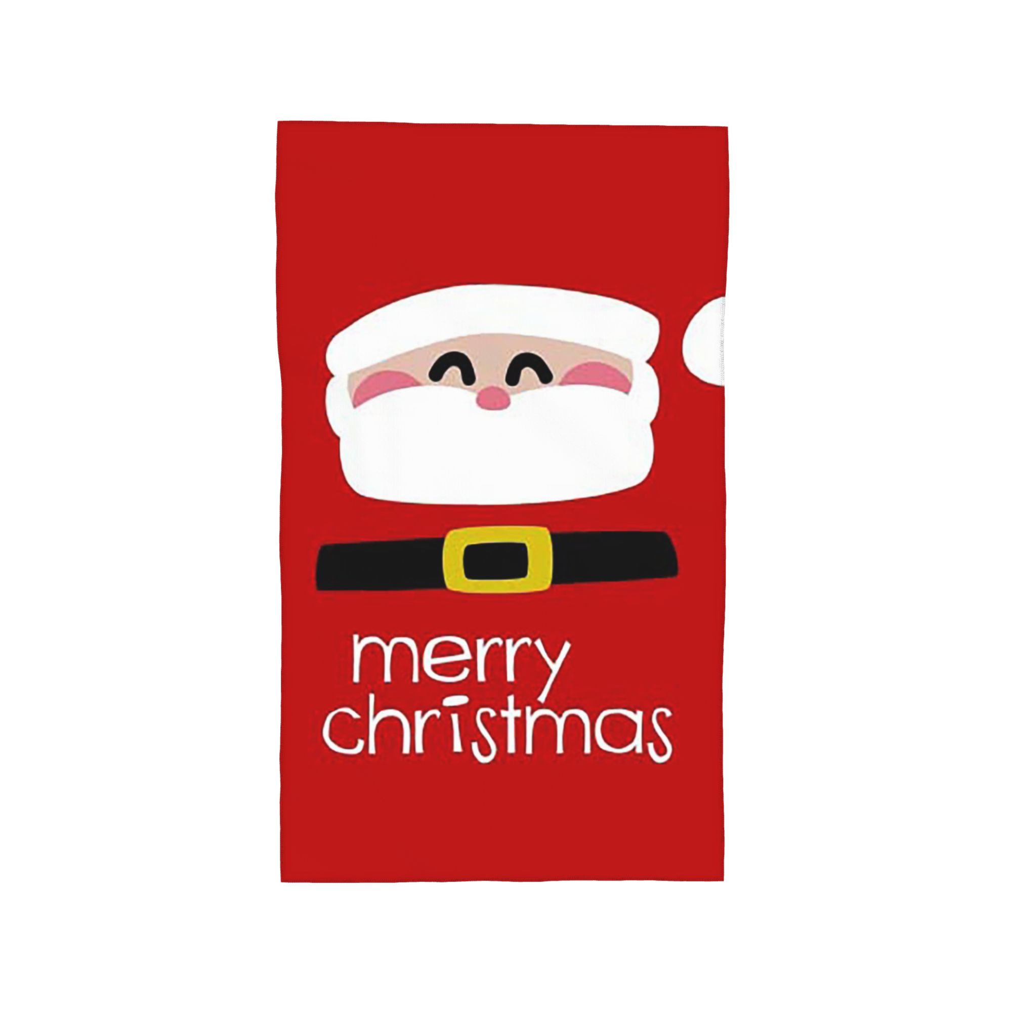 

Merry Christmas Santa Claus Soft Face Towel Quick Dry Pool Bath Cotton Towels Absorbent Quick W40*H60(CM)