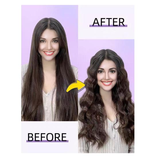 Yousheng Hair Curling Iron 4 Temperature Adjustable French Wave Hair Curler Quick Heating Electric Hair Crimper Waver Women Wavy Hair Curling Wand