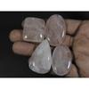 4Pcs Natural Baby Pink Rose Quartz Mix Cabochon Loose Gemstone Lot 286Cts. A-754