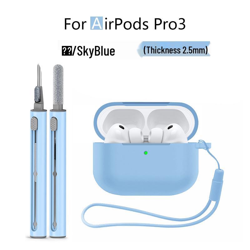Compatible with Apple AirPods Pro 3 Silicone Protective Case, Bluetooth Earphone Cover