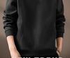 Men's Retro Heavyweight Half-Zip Stand Collar Plus Size Velvet Hoodie