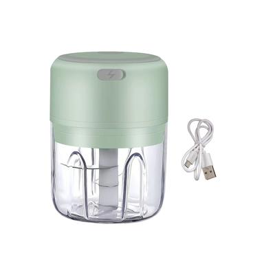 Elektrikli Sarımsak Doğrayıcı 250ml Kablosuz Çalışma Çok Fonksiyonlu Ayrılabilir Mini Yiyecek Doğrayıcı için