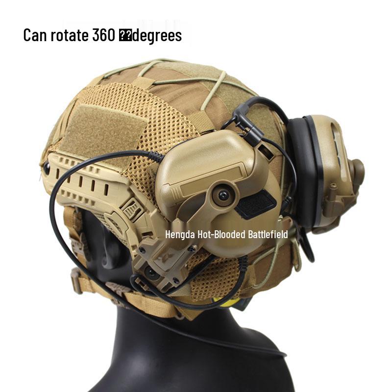 C5 Tactical Noise Reduction Headset with Helmet Rail Mount & PTT Integration.