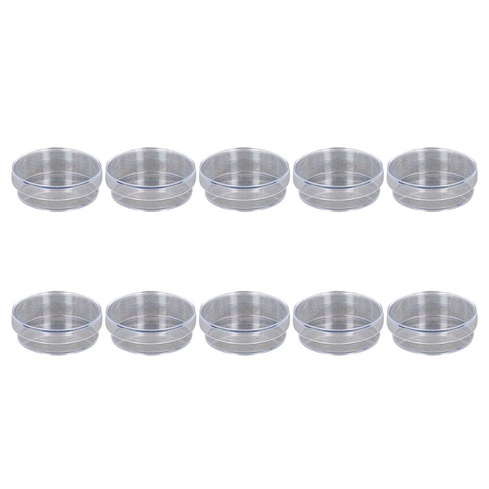 Othmro Petri Dishes with Lids - Unbreakable Plastic Petri Dishes with Lids - 10
