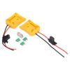 2PCS Battery Adapter with Fuses and Wire Terminal Power Tool Lithium Battery Converter