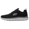 Skechers Scarpe Casual Basse Traspiranti Ammortizzate da Uomo Nere 232395-BKCC