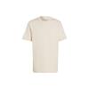 T Shirts Men's Beige Crew Neck Moderate Straight Fit IC9802