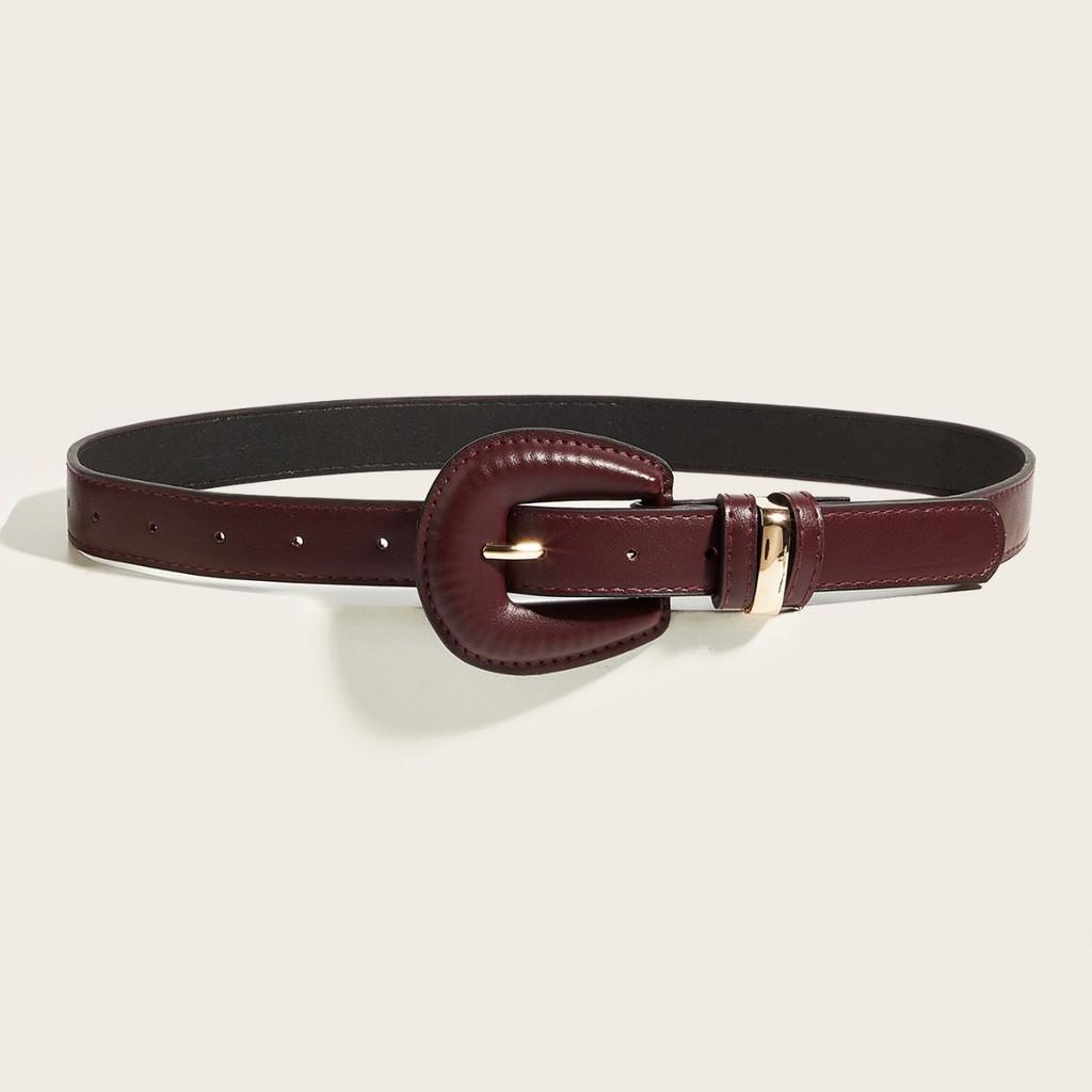 

Классический кожаный пояс на талию в стиле Melad, унисекс, с прочной строчкой, для всех сезонов