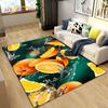 Fruits Vegetables Kitchen Mat Area Rug Carpet for Living Room Bedroom Playroom Sofa Decor Home Non-slip Rug Floor Mat Soft