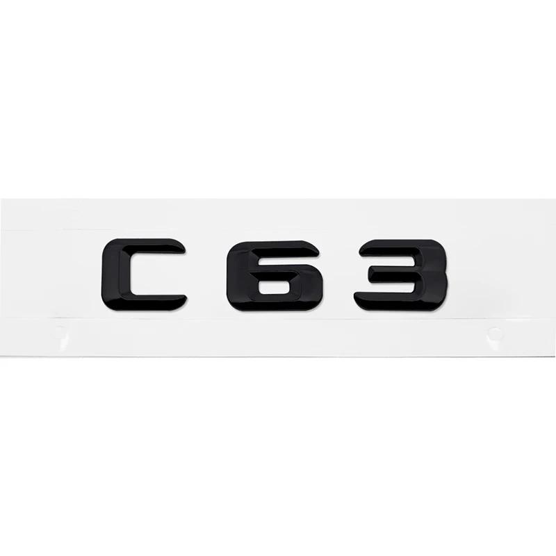 

3D Наклейки с буквами на заднюю часть автомобиля Эмблема для Mercedes Benz C Class C32 C36 C43 C55 C63 C180 C200 C220 C230 Авто Задний Багажник Plastic