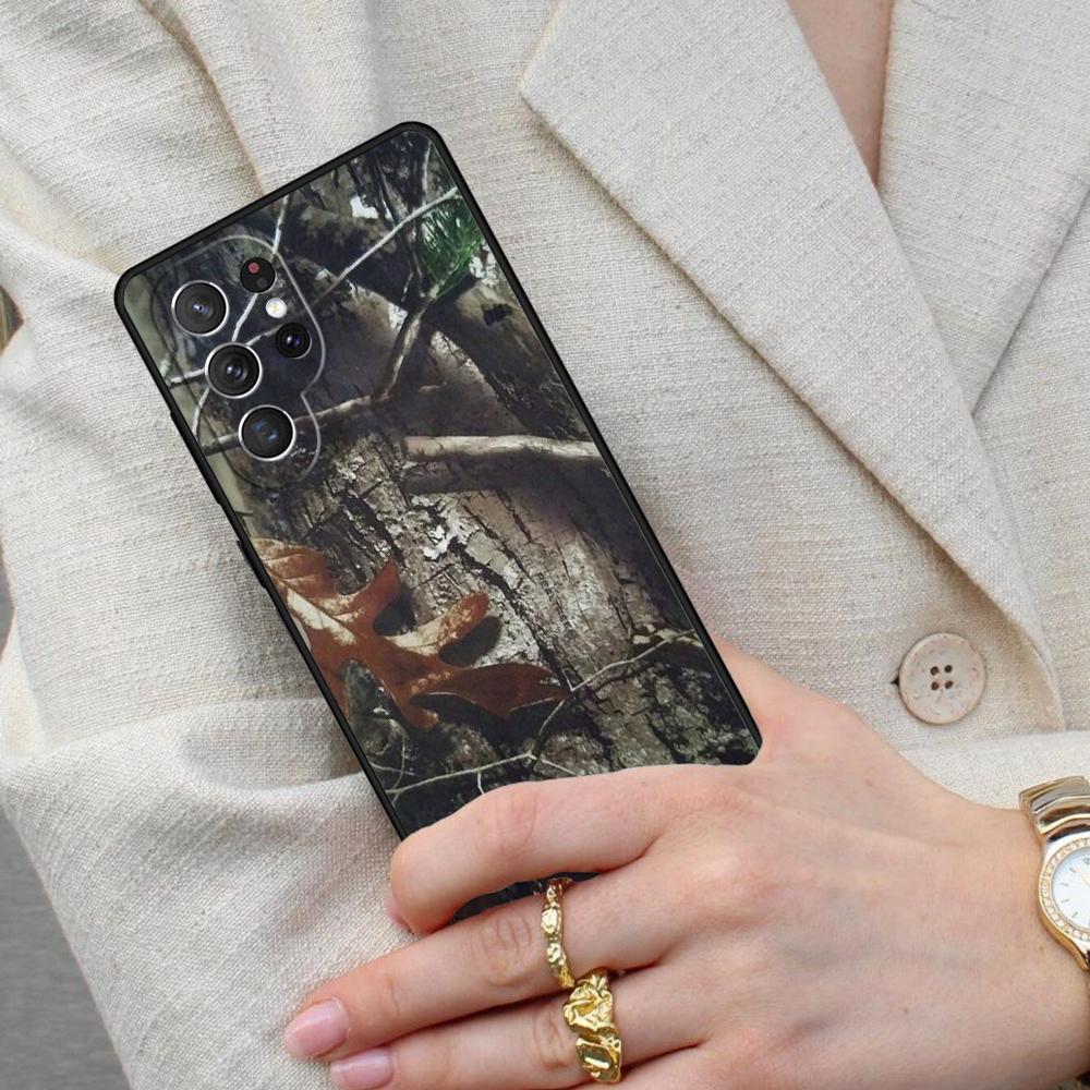Hunting Camouflage Pattern Cell Phone Case for Samsung Galaxy S26 Ultra S25 S24 S23 S22 S21 S20 Note10 Cover