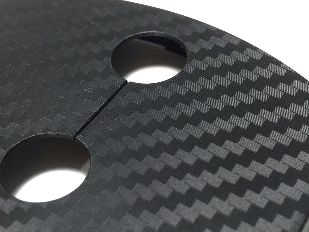 Negesu Compatible Toyota Door Striker Cover (Carbon Black)