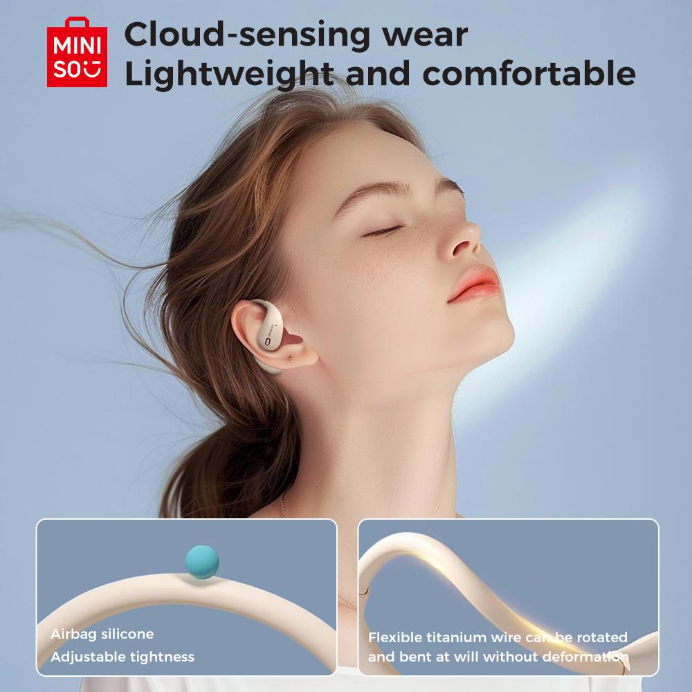 Translator Earphone MINISO X33 Wireless Headphones Bluetooth Translation Earbuds Superb Bass HiFi,13mm Dynamic Coil Built-in Mic
