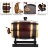 3L Whiskey Barrel Wood Barrel Vintage Oak Beer Brewing Tools Tap Dispenser for Rum Pot Whisky Wine Bar Tools