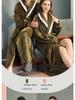 Plus Size Flannel One-Piece Pajamas for Men and Women