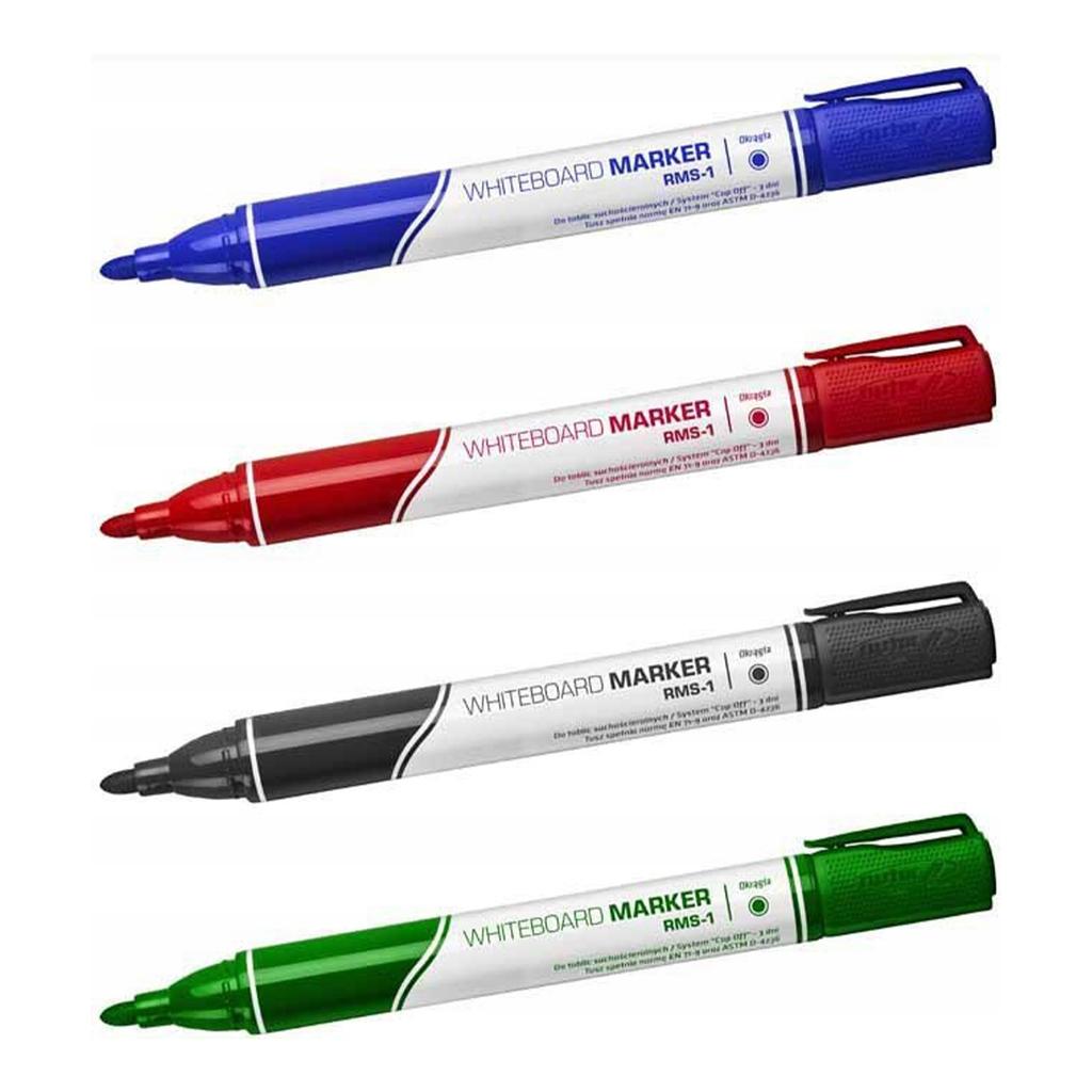 Trocken abwischbarer Marker Rms Set(4) Schwamm+Mag 5528