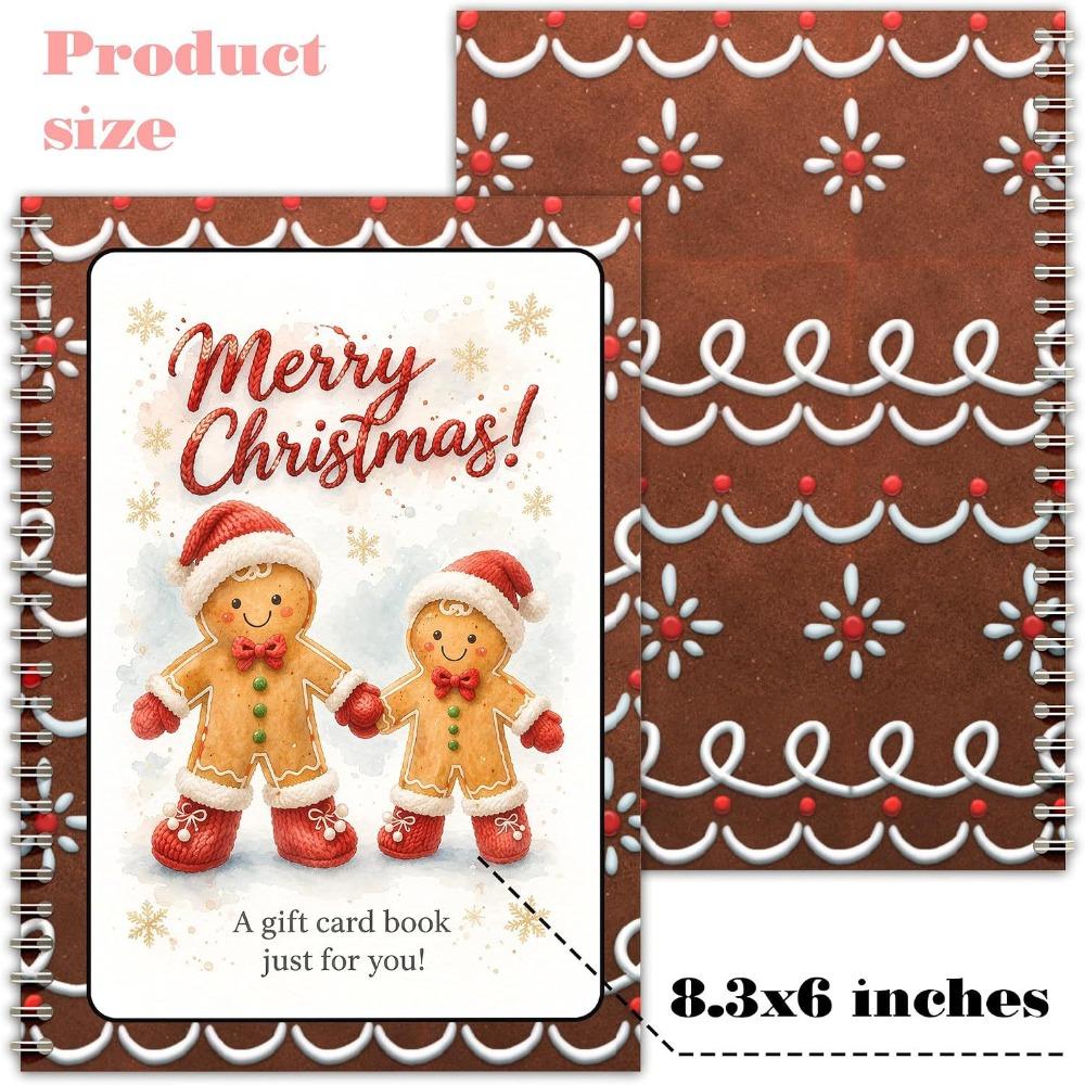 Holographic Christmas Gift Card Booklet Christmas Theme Christmas Gift Card Holder  Family Friends