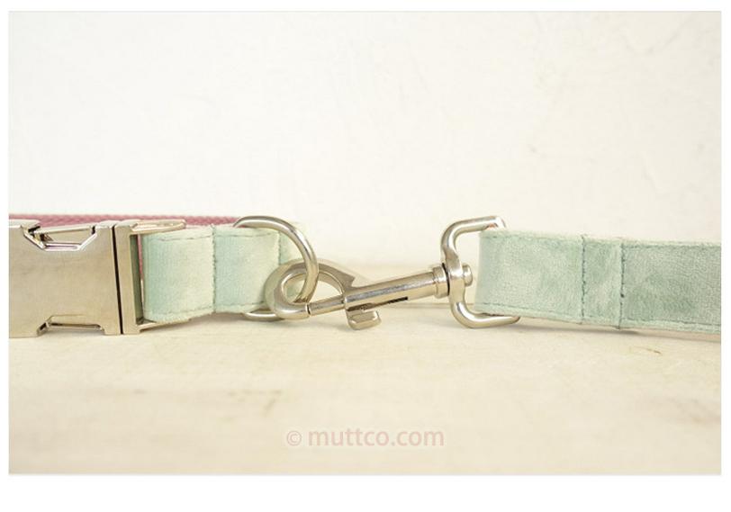 MUTTCO Thick Fleece Dog Collar & Leash Set UDC-109