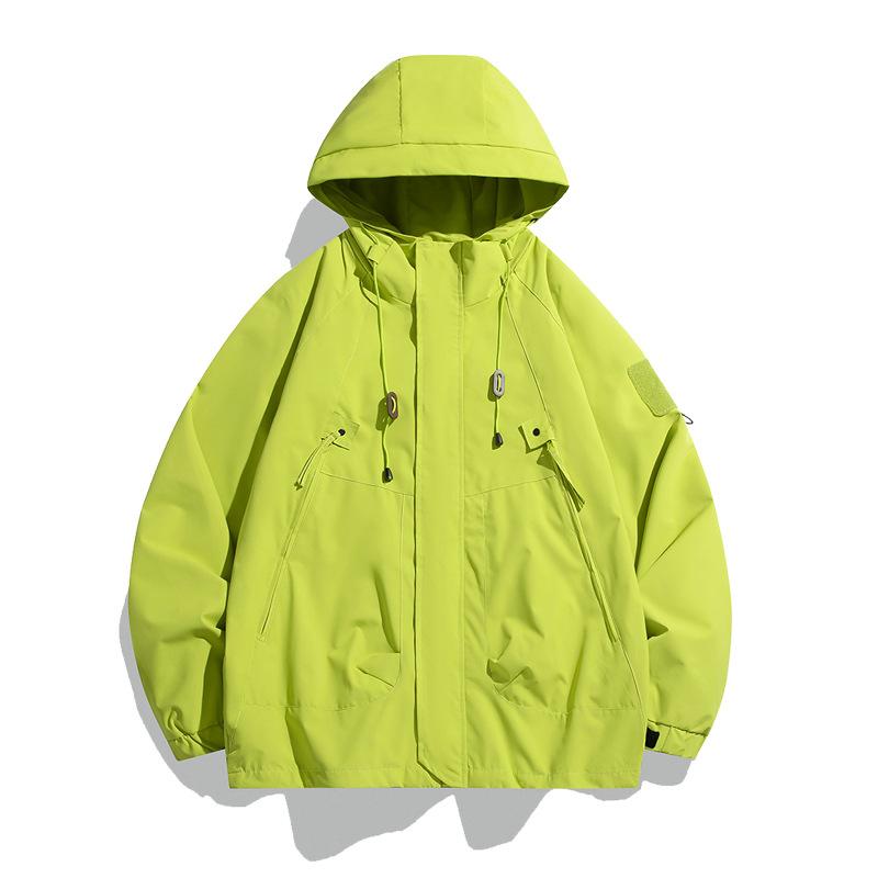 Spring and Autumn New Couples Functional Wind Windproof Rainproof Jacket American Tooling Men's Jacket Can Be Customized
