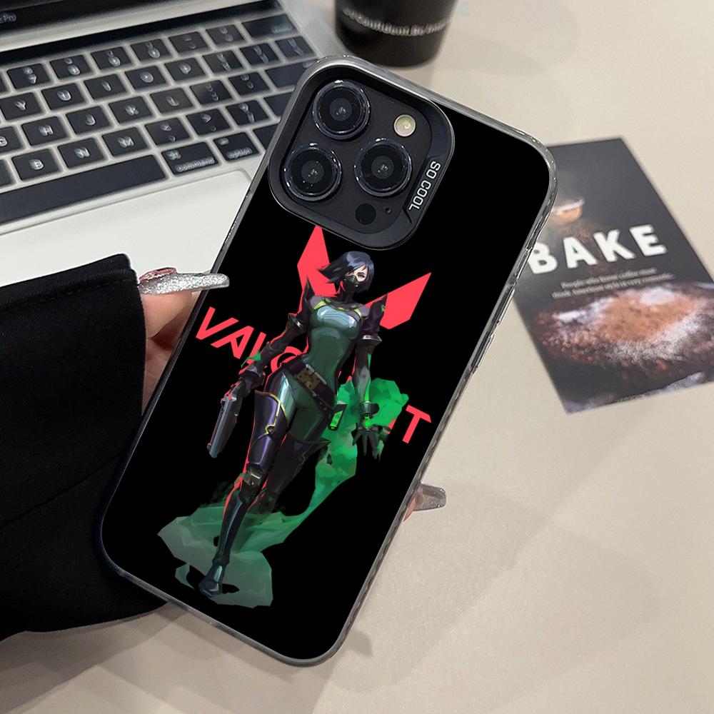 Valo Viper Phone Case for iPhone 17 16 15 14 13 12 11 X XR XS Air Pro Max Plus Black Colorful Silver Cover